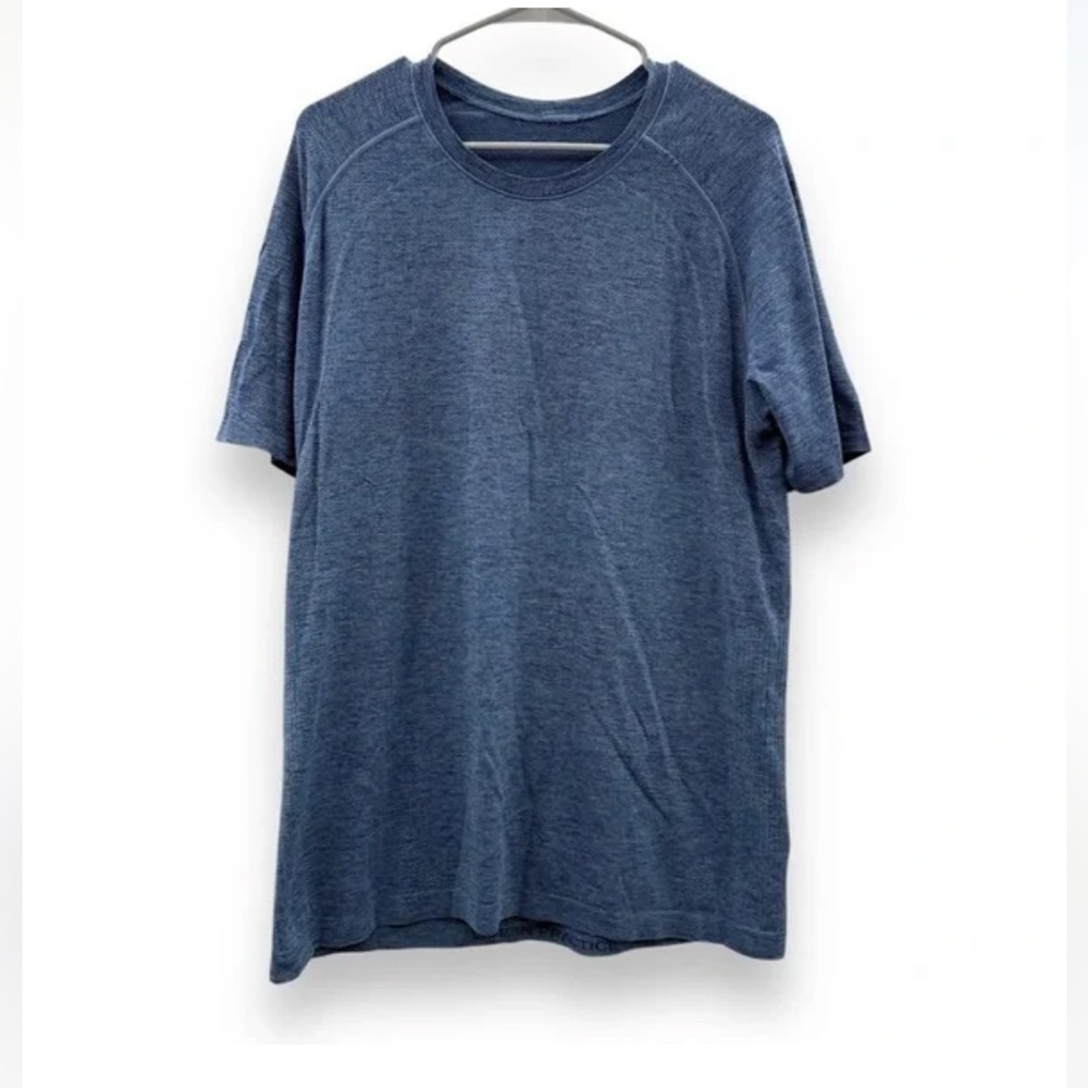 Lululemon Metal‎ Vent Tech Short Sleeve Shirt in Dark Blue Sz L